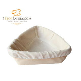 Banneton Triangle Proofing Basket With Liner/ ตะกร้าพรูฟขนมปังแบบสามเหลี่ยม