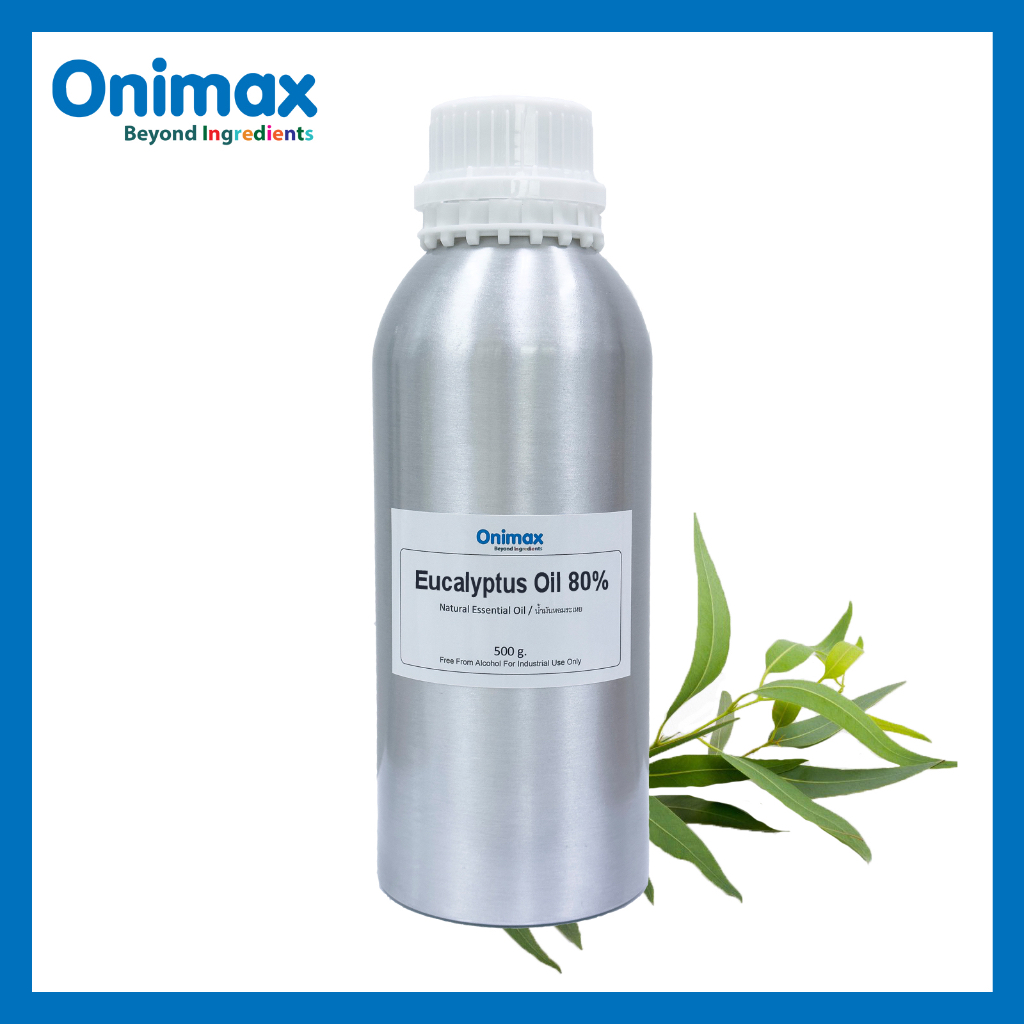 น้ำมันหอมระเหย ยูคาลิปตัส 80% Eucalyptus Essential Oil 80% ขนาด 100g. / 500g.