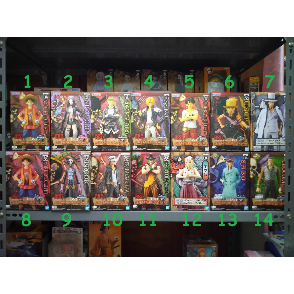 (ของแท้ 100 แบบ) รวม วันพีช One Piece DXF หลายรุ่น​  (อัพเดตเรื่อยๆ​)