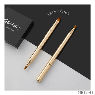 (พร้อมส่ง) แปรงทาลิปสติก 2 หัว พร้อมฝาปิด แปรงทาลิปพร้อมฝาปิด (BR30)