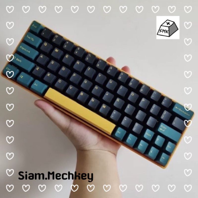 พร้อมส่งที่ไทย Mars Green Keycaps แท้ PBT ขึ้นรูปคีย์แคปแบบ Double Shot 126 keys OEM Profile วัสดุ P