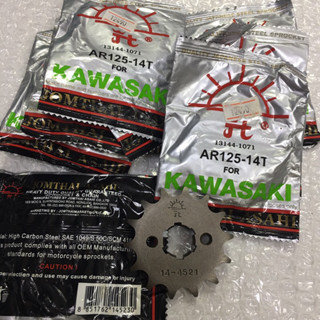 สเตอร์หน้า 428 14T KAWASAKI AR125=KR150=VICTOR พระอาทิตย์แท้ JOMTHAI ASAHI