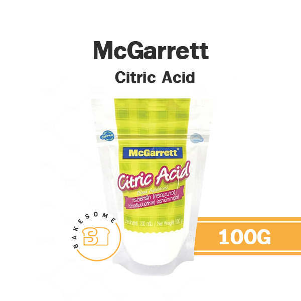 McGarrett Citric Acid แม็กกาแรต กรดซิตริกแอซิด (กรดมะนาว) 100G