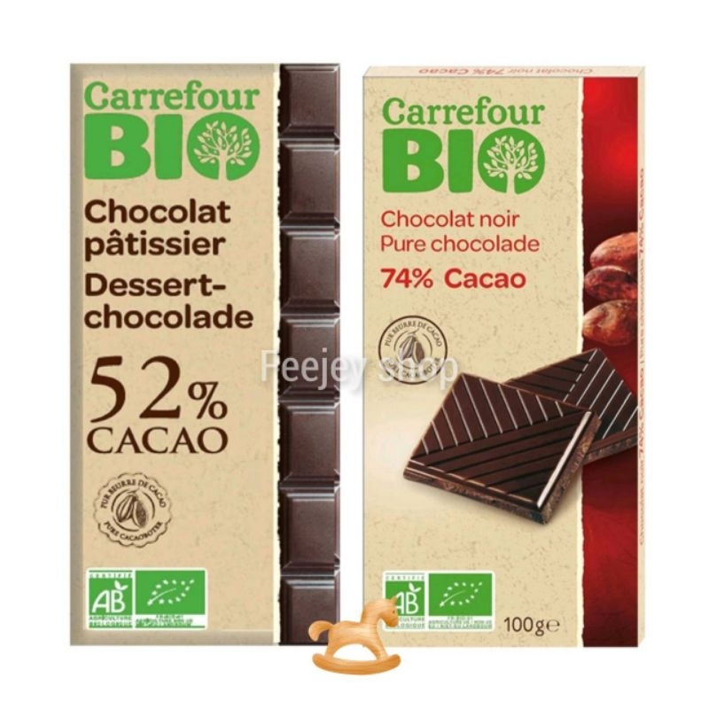🇫🇷 Carrefour bio 🇫🇷 chocolate ช็อกโกแลตออร์แกนิก 100กรัม//200กรัม