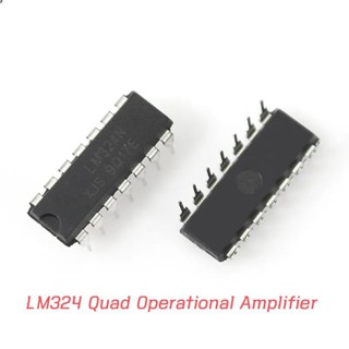 LM324 LM324N  DIP-14 Quad Operational Amplifier​ (1PCS)​