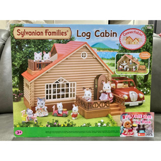 🌸รุ่นเก่า🌸 Sylvanian Log Cabin มือ 1 บ้าน บ้านตากอากาศ  บ้านตุ๊กตา ซิลวาเนียน