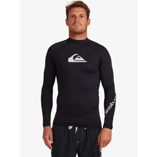 Quiksilver เสื้อว่ายน้ำแขนยาว All Time Long Sleeve UPF 50 Rash Vest 224 UQYWR03131-KVJ0