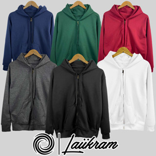 แหล่งขายและราคาHoodie Zipper เสื้อกันหนาวสีพื้น เสื้อคลุมแขนยาว เสื้อฮู้ด ราคาถูกอาจถูกใจคุณ