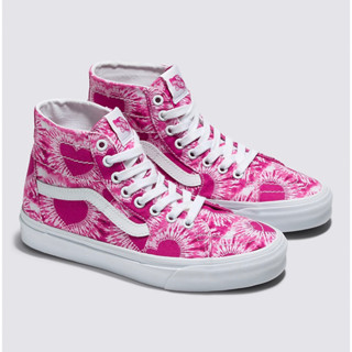 VANS SK8 HI TAPERED TIE DYE HEARTS FUCHSIA SNEAKERS สินค้ามีประกันแท้