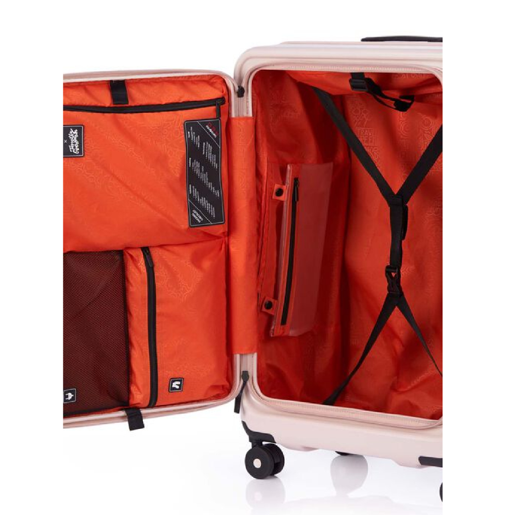 SAMSONITE  RED กระเป๋าเดินทางล้อลาก ขยายได้ รุ่น TOIIS M ขนาด 28 นิ้ว HARDSIDE SPINNER 76/28 EXP