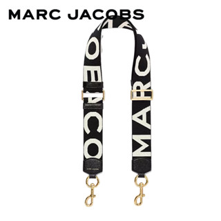 MARC JACOBS THE LOGO WEBBING STRAP 2S3SST013S02005 BLACK/WHITE สายกระเป๋า