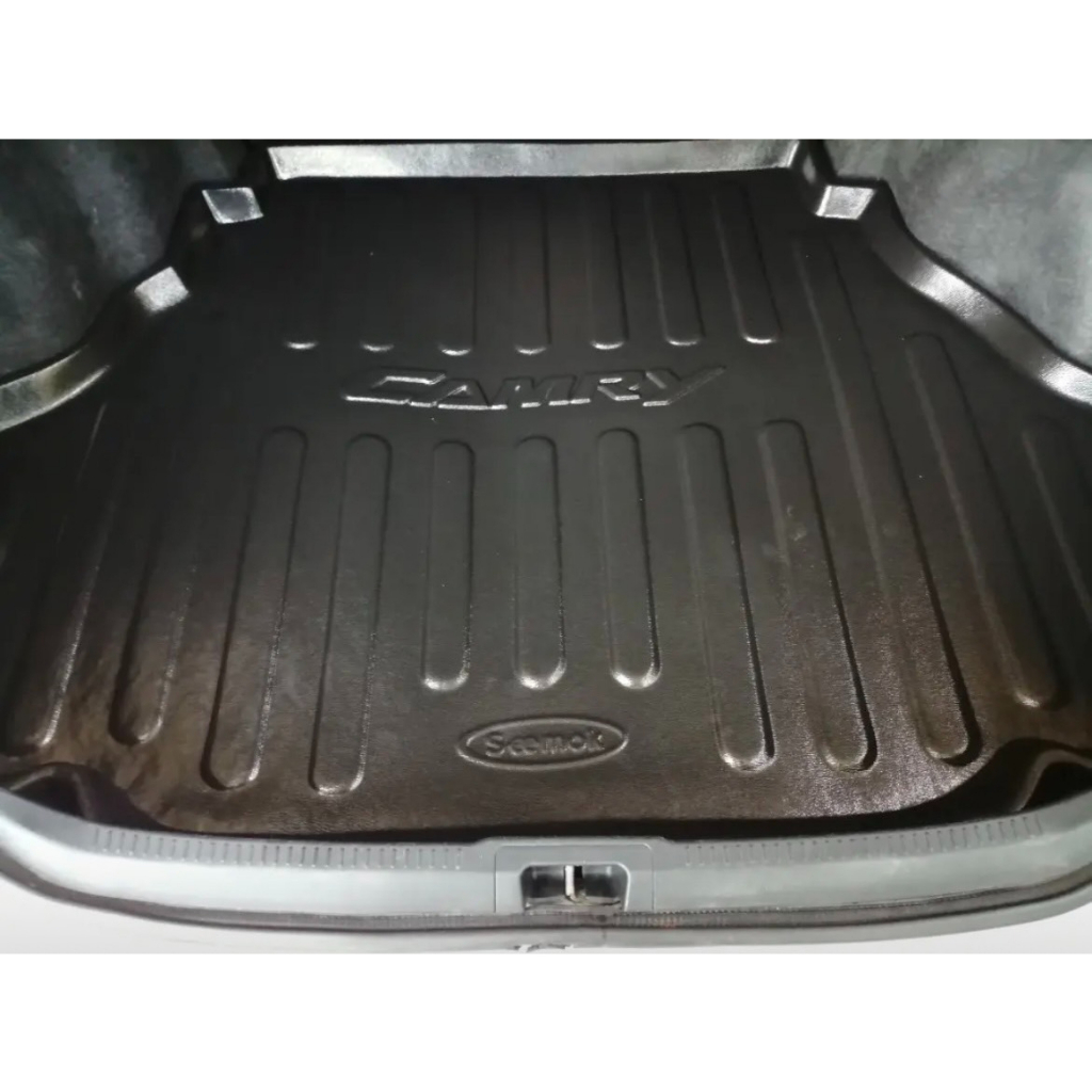 ถาดท้ายรถยนต์ TOYOTA CAMRY ปี 2012-2018 (แถมผ้า) ACV50,51(เฉพาะรุ่นธรรมดาไม่ใช่ไฮบริด) ถาดรองท้ายรถ - รูปที่ 2