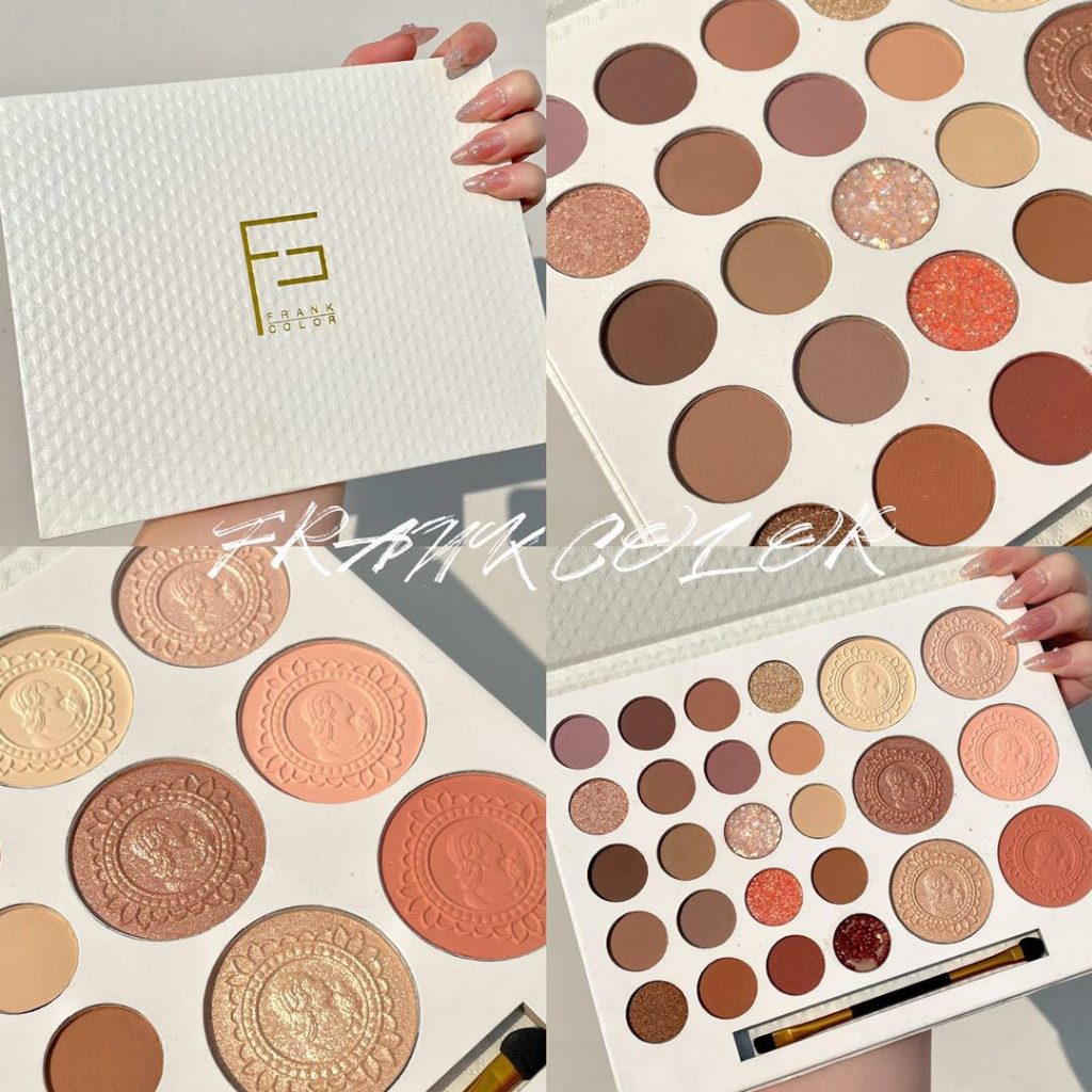 อายแชโดว์ Frank​ Color Eyeshadow​ 26 โทนสี อายแชโดว์ พร้อมบลัชออนใน 1 ตลับ ราคา ถูกที่สุด ดีลบีเคเค แกลเลอรีภาพที่ 8