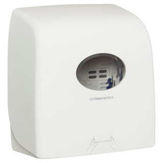 กล่องใส่กระดาษเช็ดมือแบบม้ัวน ตัดอัตโนมัติ AQUARIUS SLIMROLL HAND TOWEL AUTO CUT DISPENSER Kimberly-Clark