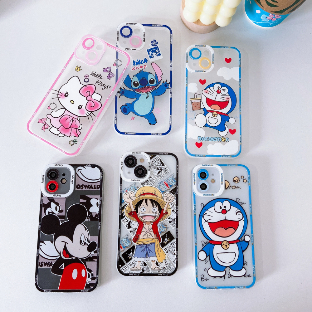 เคสโทรศัพท์ เคสTpuขอบเหลี่ยม แบบนิ่มลายการ์ตูนน่ารัก(สิ้นค้าพร้อมส่ง)สําหรับรุ่น ของVIVO Y12S-Y12A-Y20-Y12-Y15-Y17