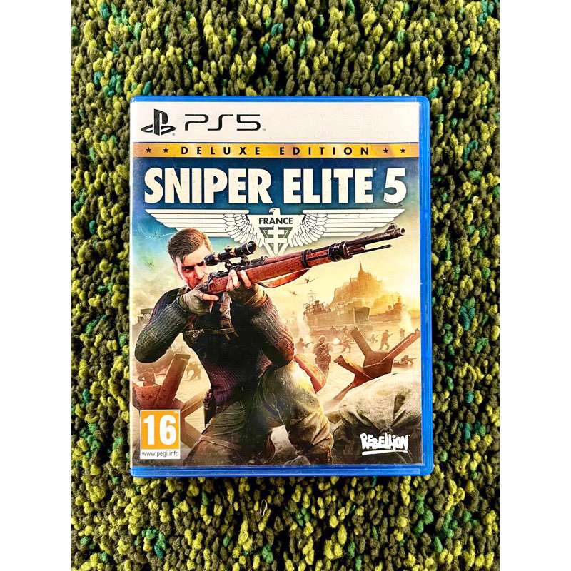 แผ่นเกม ps5 มือสอง / Sniper Elite 5 Deluxe Edition / zone 2
