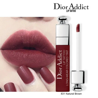 Beauty-Siam แท้ทั้งร้าน !! ลิปขนาดปกติ DIOR LIP TATTOO สี 831  NO BOX