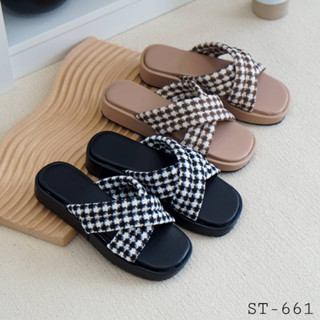ST-661 รองเท้าพื้นหนา พื้นเตารีด ที่เน้นใส่ง่าย ที่สำคัญพื้นนิ่มม๊ากกก