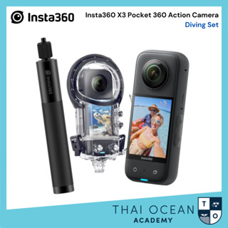 Insta360 X3 Pocket 360 Action Camera (Diving Set) กล้องแคชั่นแคม 360 องศา จัดเซ็ทสำหรับดำน้ำ