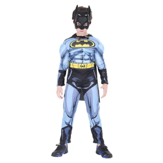 ชุดเด็กชาย ชุดฮีโร่ super hero แฟนซีเด็ก แบบมีกล้าม ชุดซุปเปอร์ฮีโร่พ