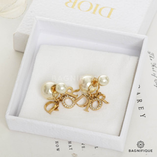 DIOR EARRING DIOR GOLD PEARL GHW