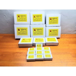 เบ็ดตกปลา ตราปลาดาว เป็นเบ็ดท้ายแบนไม่มีรู รหัส 6125 กล่องเหลือง มีเบอร์ 10-25 รุ่นจำหน่าย เป็นกล่องเล็ก มี 100 ตัว