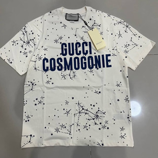 เสื้อยืดแขนสั้น กุชชี่ Cosmogonies tshirt Size Xs-L