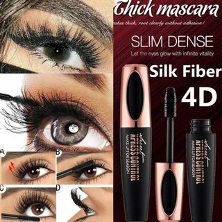 SENANA สีดำคาร์บอนมาสคาร่าปริมาณนุ่ม Curling Lash แต่งหน้าหนายาวสองสี Eyelash NO Tie Knot Quick แห้งเครื่องสำอางค์