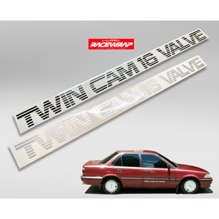 สติกเกอร์ twincam 16valve สำหรับ toyota ae92 โตโยต้าโดเรม่อน สติกเกอร์ติดโตโยต้าปีเก่า