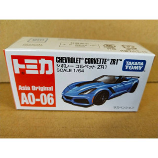 Tomica Asia Original A0-06 Chevrolet Corvette ZR1 Takara Tomy  โทมิก้า โทมี่ รถเหล็ก รถของเล่น