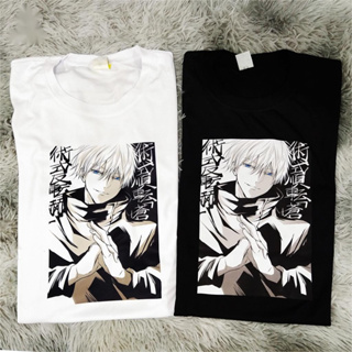 เสื้อยืด Jujutsu Kaisen - เสื้อ Satoru Gojo สีดำ-ขาว