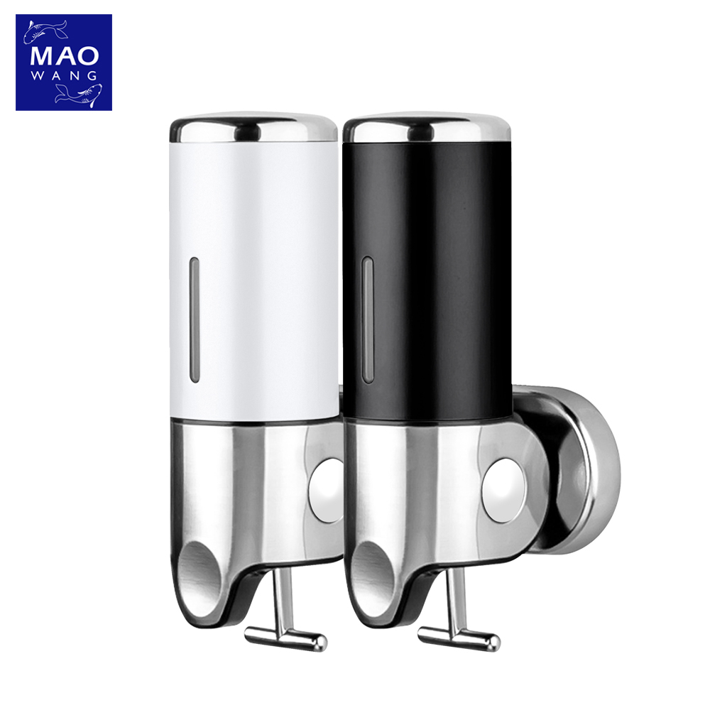 MAO ที่กดสบู่เหลว Soap Dispenser กล่องจ่ายแชมพู แบบติดผนัง