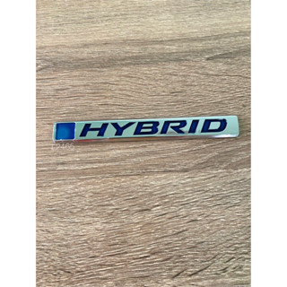 โลโก้ HYBRID ขนาด 14.6x1.8 cm. ติดHONDA ราคาต่อชิ้น