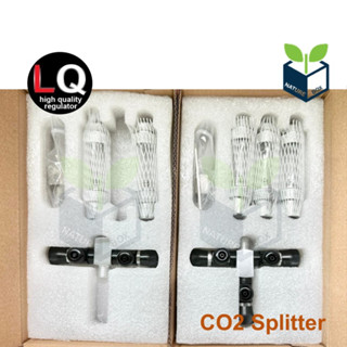 Liquid Aqua CO2 Splitter Set ชุดกระจายคาร์บอน พร้อมนับฟองกันย้อน