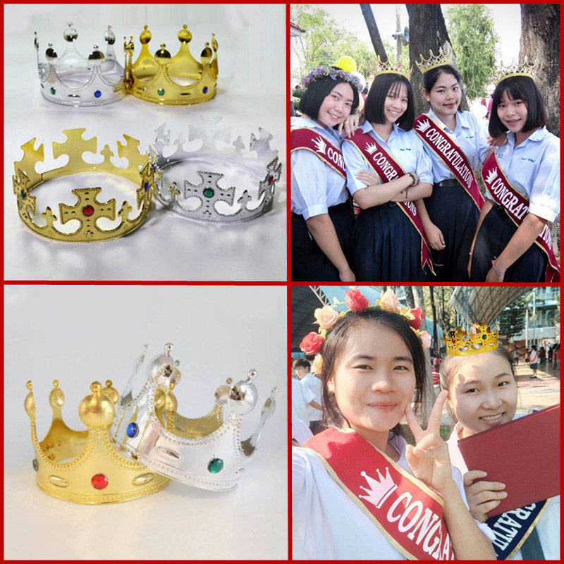 มงกุฎปัจฉิมเจ้าหญิง มงกุฎปัจฉิมนิเทศ มงกุฎปัจฉิมผู้ชาย มงกุฎพระราชา king crown  มงกุฎนางงาม สายสะพาย