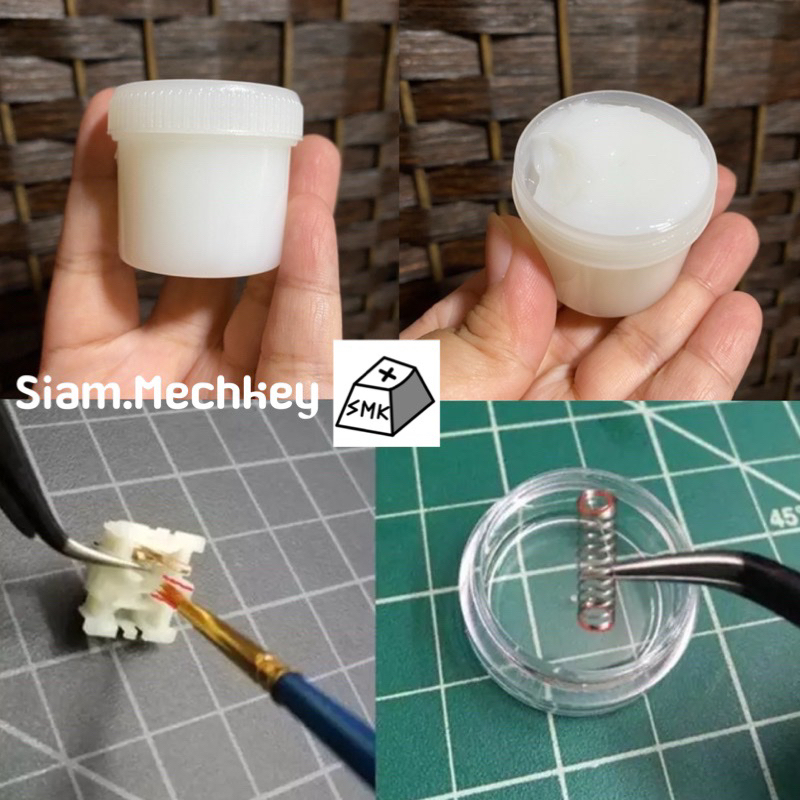 พร้อมส่งที่ไทย จารบีขาวหล่อลื่น สำหรับลูปสวิตซ์ Premium Synthetic Grease for Lubed Switch สำหรับ Mechanical Keyboard