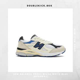 NEW BALANCE 990v3 MiUSA WHITE BLUE [M990WB3]