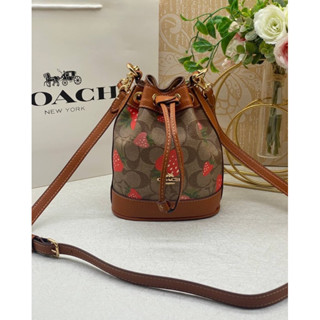 CH164 Coach Mini Dempsey Bucket Bag