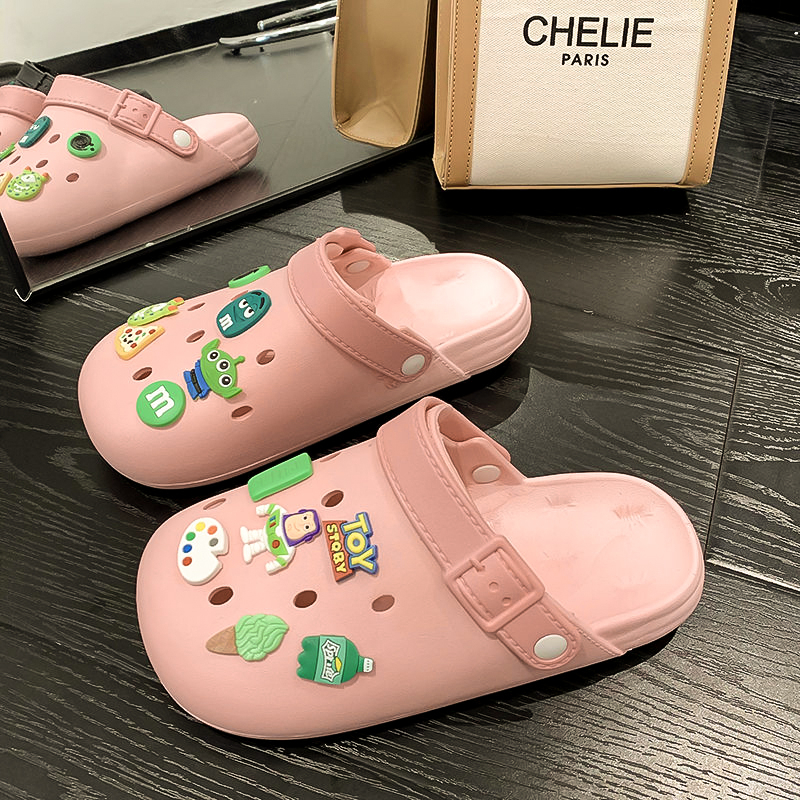 LGShoes รองเท้าแตะหัวโต รองเท้าแฟชั่น สินค้าคุณภาพอย่างดี  มาพร้อมตัวติดการ์ตูนน่ารัก💞👌 สุดคลาสสิค