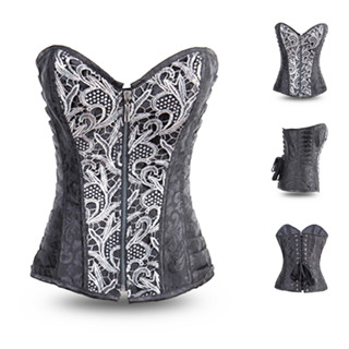 WJ2836 Corset ชุดคอร์เซ็ท กระชับสัดส่วน แบบเชือกผูก