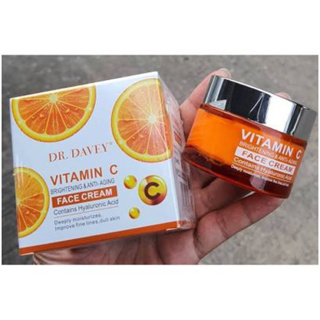 DR.DAVEY VITAMIN C  Brightennig &amp; Anti-Aging Face Cream Contains Hyaluronic Acid 50g.