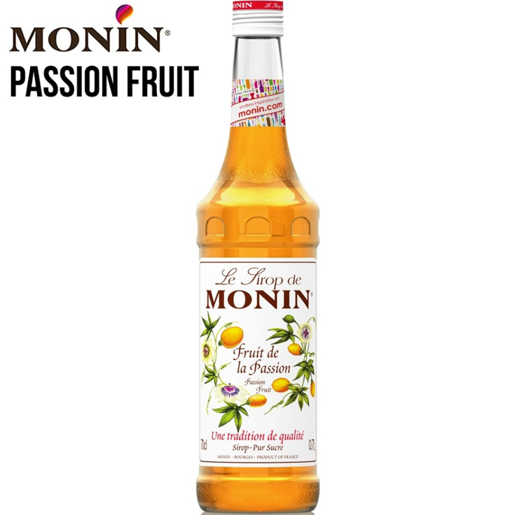 (abba) ไซรัปเสาวรส Passion Fruit Syrup น้ำเชื่อม MONIN กลิ่น “Passion Fruit” บรรจุขวด 700 ml.