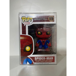 Funko Pop Spider Man Marvel Amazing Spider Man 15 กล่องมีรอยยับ