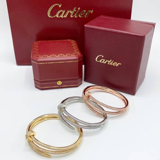 CARTIER JUSTE UN CLOU BRACELETS  กำไลข้อมือคาร์เทียร์ ประดับเพชรคริสตัล