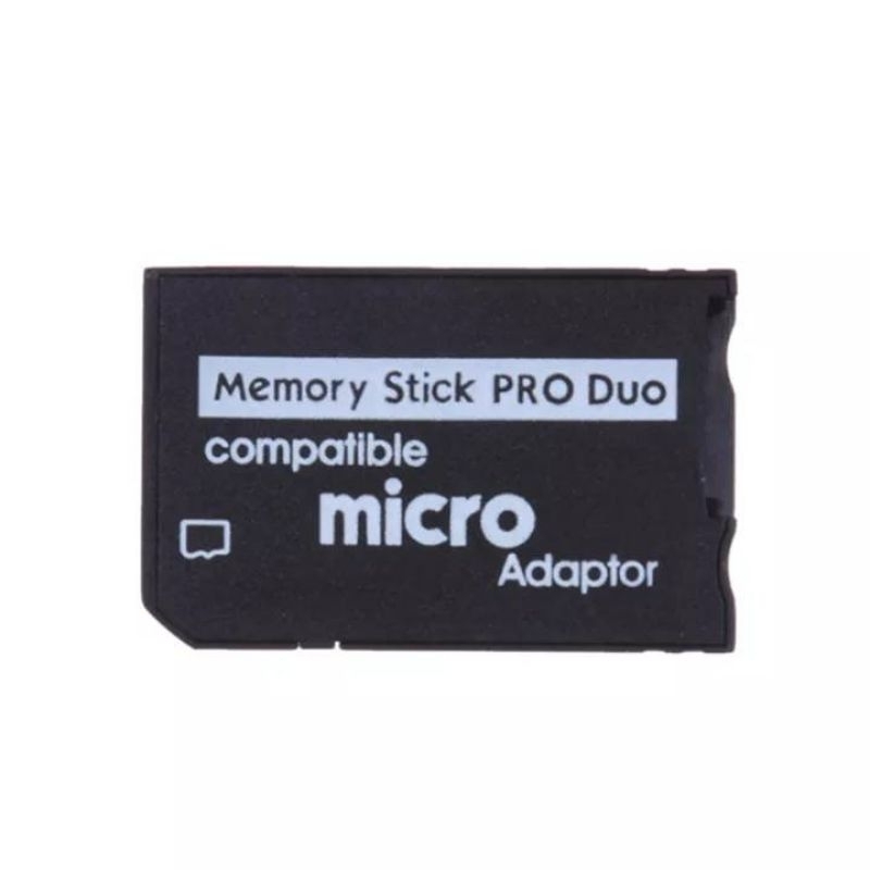 ตัวแปลงเมม PSP  จาก MicroSD เป็น Memory Stick Pro duo ใช้ได้กับเครื่อง PSP ทุกรุ่น (Slot Adapter PSP
