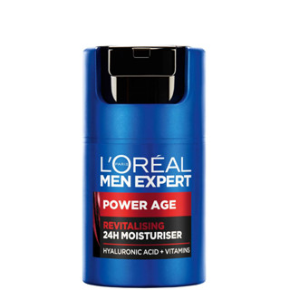 พร้อมส่ง ของแท้ LOreal Paris Men Expert Power Age Moisturiser with Hyaluronic Acid 50ml