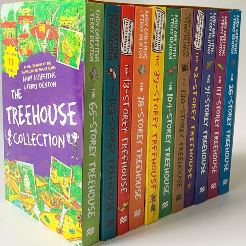 English children's story picture book English book set of 15 The Storey Treehouse Little Fart Child 
