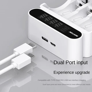 Beston Battery Charger เครื่องชาร์จถ่าน AA AAA 4 ก้อน หน้าจอLCD ดู%ได้ ที่มีคุณภาพสูง