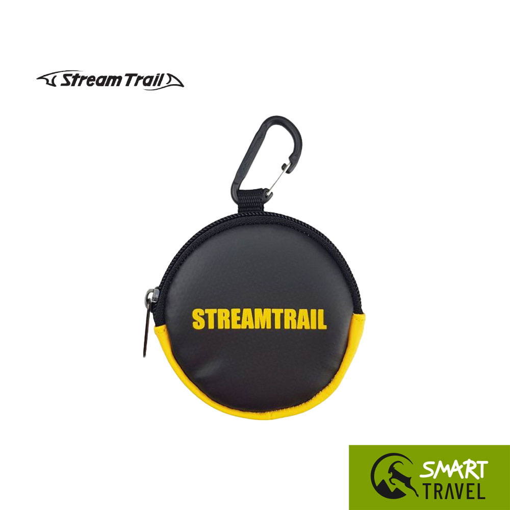 STREAM TRAIL SD COIN CASE III กระเป๋าใส่เศษเหรียญทรงกลม สี ONYX-SAFFRON