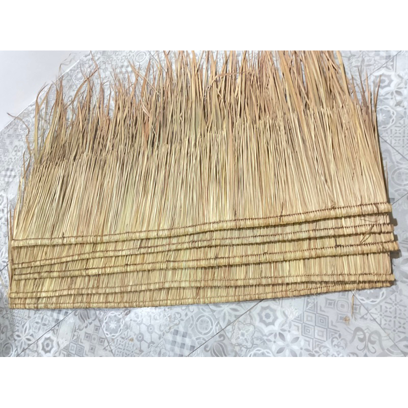 หญ้าคา หญ้าแฝก ตับหญ้าคา มุงหลังคา ความยาว155 กว้าง40,-50cm มุงฟาร์มไก่ ฟาร์มเห็ด หรือรีสอร์ท แต่งคาเฟ่ - รูปที่ 4